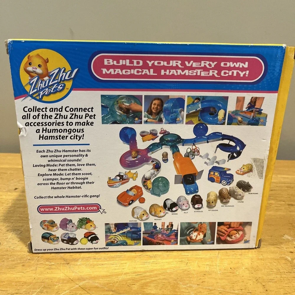 ZhuZhu Pets Sk8Board And U-Turn Add-On Set Skateboard 2 U-Turns 3 Connectors‎